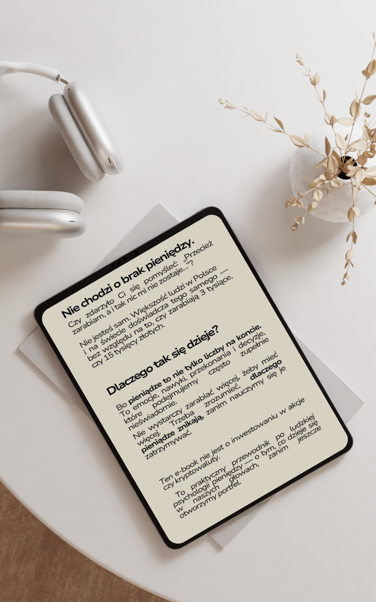 E-Book DLACZEGO NIE MAMY PIENIĘDZY